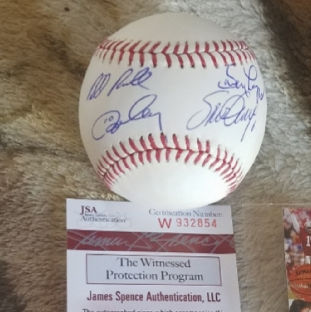 signed baseball Dodgers best